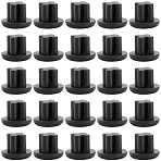 100Pcs Silicone Mobile Anti-Dust Plugs, Black, 5.5x4.5mm(AJEW-CN0007-53)