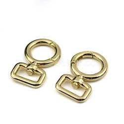 Alloy Swivel Clasps, for Bag Straps Replacement Accessories, Golden, 40mm(PW-WG58951-01)