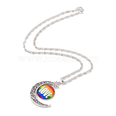 collar del orgullo del arco iris(NJEW-F291-01A)-2