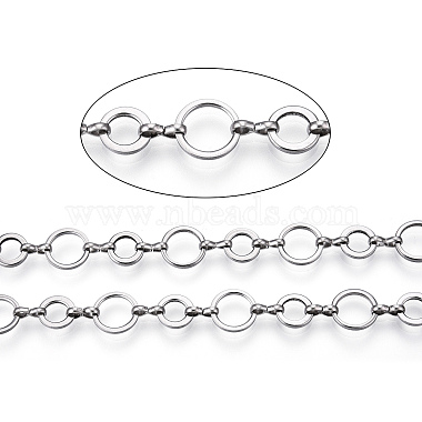 661 Stainless Steel Mother-son Chains(CHS-T005-03P)-2