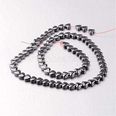 Non-magnetic Synthetic Hematite Bead Strands(G-F300-22A-09)-2
