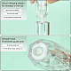 BENECREAT 6 Pcs 6 Colors Refillable Acrylic Perfume Spray Bottle(MRMJ-BC0002-88)-2