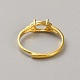 925 Sterling Silver Micro Pave Cubic Zirconia Adjustable Ring Components(STER-WH0004-033G)-2