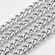 201 Stainless Steel Cuban Link Chains(STAS-R100-23)-4