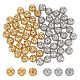 60Pcs 2 Colors 304 Stainless Steel Hollow Round Beads(STAS-UN0045-90)-1
