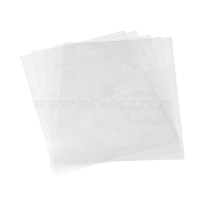 Inkjet & Laser Printer Waterproof Transparency Film, Screen Printing Transfer Fil, Clear, 298x211x0.2mm(AJEW-XCP0001-82)