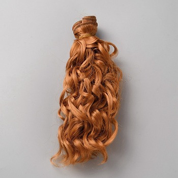 PP Hair Doll Wig Hair, for DIY Girls BJD Makings Accessories, Chocolate, 170x1000x0.7mm
