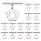 15Pcs Brass Toggle Clasps(KK-ME0002-34P)-1