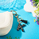 1Pc Resin Letter Keychains(KEYC-TADJ0001-09K)-5