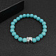 Bracelets extensibles turquoise synthétique pour femmes et hommes(IS4293-3)-1