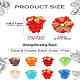 8Pcs 8 Styles Handmade Lampwork Beads(LAMP-CJ0002-22)-8