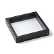 Square Transparent PE Thin Film Suspension Jewelry Display Box(CON-YW0001-37)-1