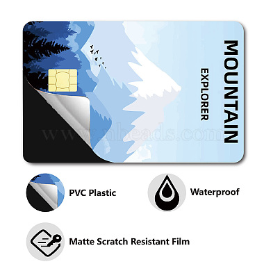 ПВХ пластиковые водонепроницаемые наклейки для карт(DIY-WH0432-003)-3