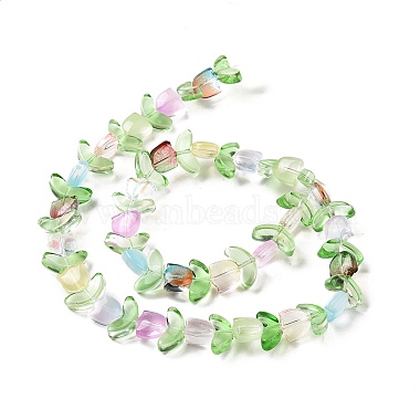 Transparent Glass Beads Strands(LAMP-H061-02B)-3