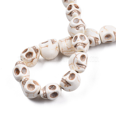 Gemstone Beads Strands(TURQ-S105-13x12mm-09)-4