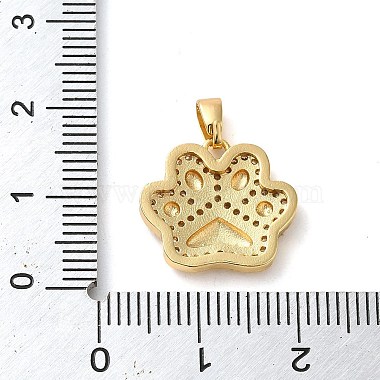 pendentifs en laiton zircon cubique transparent(KK-G483-01G)-3