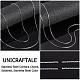 Unicraftale 304 Coreana-Ketten aus Edelstahl(CHS-UN0001-20P)-5