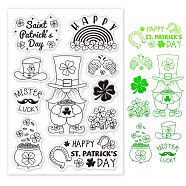 PVC Plastic Stamps, for DIY Scrapbooking, Photo Album Decorative, Cards Making, Stamp Sheets, Word, 16x11x0.3cm(DIY-WH0167-56-466)