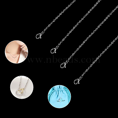 304 Stainless Steel Necklace(X-MAK-K004-07P)-3
