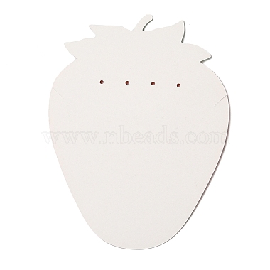 Strawberry Shaped Paper Earring Display Cards(CDIS-C005-04)-2