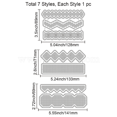 Kohlenstoffstahl Schneidwerkzeuge Schablonen(DIY-WH0309-1203)-6