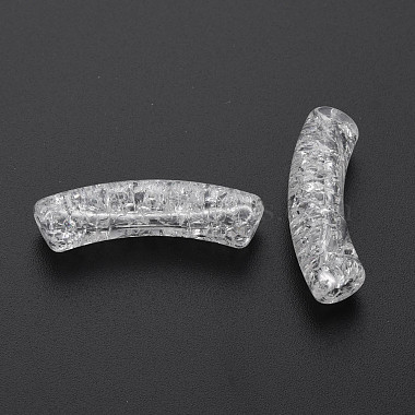Perles en acrylique transparentes craquelées(CACR-S009-001A-NA)-3