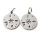 Non-Tarnish 304 Stainless Steel Charms(STAS-D050-07P-14)-1