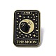 The Moon Tarot Card Enamel Pin(JEWB-D012-11)-1