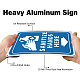 UV Protected & Waterproof Aluminum Warning Signs(AJEW-WH0111-L01)-3