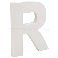 Gorgecraft Wooden Letter Ornaments, for DIY Craft, Home Decor, Letter.R, R: 150x122x15mm(WOOD-GF0001-15-18)