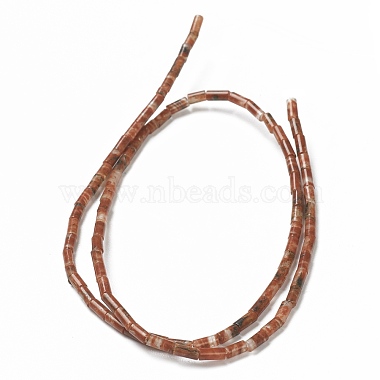 Natural Sesame Jasper/Kiwi Jasper Beads Strands(G-B004-A08)-2