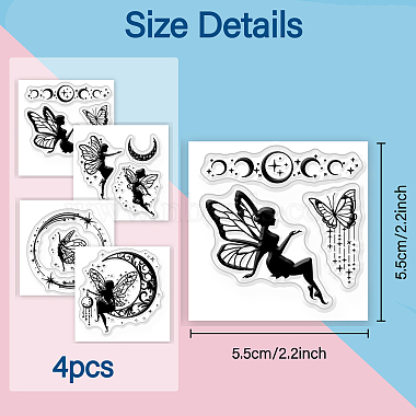 4Pcs 4 Styles PVC Stamp(DIY-WH0487-0032)-8
