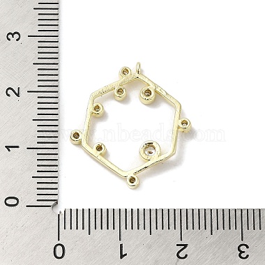 Brass Cubic Zirconia Pendant(KK-Q793-06G)-3