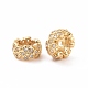 Brass Micro Pave Cubic Zirconia Spacer Beads(KK-A181-VF435-2)-3
