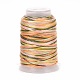 5 Rolls 12-Ply Segment Dyed Polyester Cords(WCOR-P001-01B-05)-1