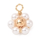 pendentifs en perles de coquillage et de perles naturelles(PALLOY-JF02105-01)-1