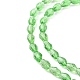 perles de verre brins(X-GLAA-R024-6x4mm-6)-3