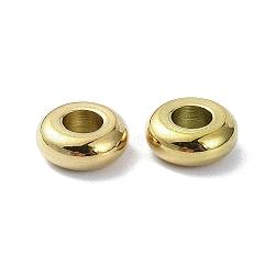 201 Stainless Steel Beads, Rondelle, Golden, 6x2.5mm, Hole: 2.5mm(STAS-H191-02G-03)