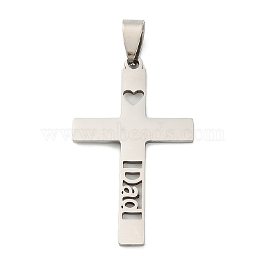 Stainless Steel Color Cross 201 Stainless Steel Pendants