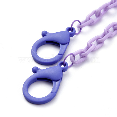 Personalized ABS Plastic Cable Chain Necklaces(NJEW-JN02849-04)-2
