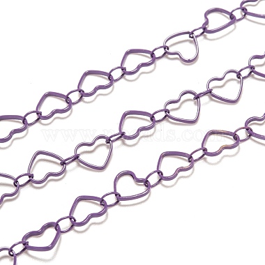 Purple Brass Link Chains Chain