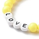Opaque Acrylic Beads Stretch Bracelet for Kid(BJEW-JB06587)-6