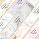 Elite 90Pcs 9 Style Rectangle with Marble Pattern & Word Handmade Soap Paper Tag(DIY-PH0002-77B)-5
