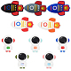 10Pcs 10 Style Rocket and Spaceman Food Grade Eco-Friendly Silicone Beads(SIL-SC0001-38)-1
