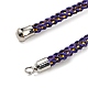 Adjustable Nylon Cord Slider Bracelet Making(MAK-F026-A11-P)-3