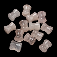 Natural Rose Quartz Beads,  No Hole/Undrilled, Drum, 12~12.5x10mm(G-B050-22)