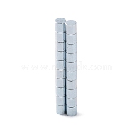 Flat Round Refrigerator Magnets, Office Magnets, Whiteboard Magnets, Durable Mini Magnets, Platinum, 2x2mm(FIND-K012-02A)