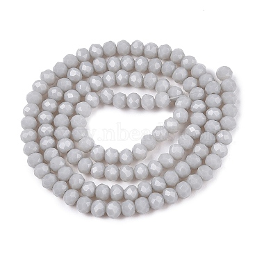 Opaque Solid Color Imitation Jade Glass Beads Strands(EGLA-A044-P3mm-D19)-2