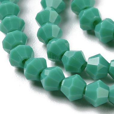 Opaque Solid Color Imitation Jade Glass Beads Strands(GLAA-F029-P4mm-07)-3