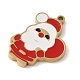 Christmas Theme Ion Plating(IP) 304 Stainless Steel Enamel Pendants(STAS-Z083-07G-08)-2